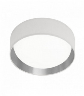 Decken gianna 1 LED-Lampe Schatten Acryl weiß / silber
