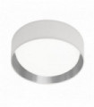 Gianna ceiling light 1 led bulb white acrylic / silver shade