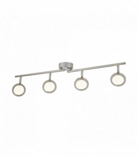 Spot lampadine LED Languna 4 spaccatura barra cromata