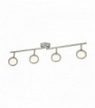 Spot languna 4 ampoules led split bar chrome