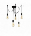 Suspension squiggle 5 ampoules noir