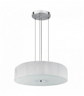 Suspension trinity chaîne blanche 3 ampoules