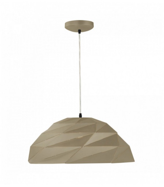 oro cúpula metálica suspensión de Origami