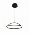 Suspension led magique noir mat