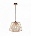 Suspension bell cage 1 ampoule cage - cuivre brillant