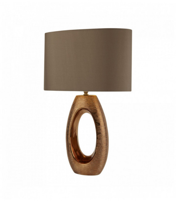 Craftsman bronze oval base table lamp 1 light