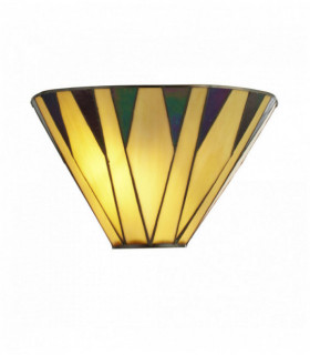 Charleston tiffany yellow / multi wall light