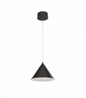 konische LED-Lampe Suspension 1 - Schwarz