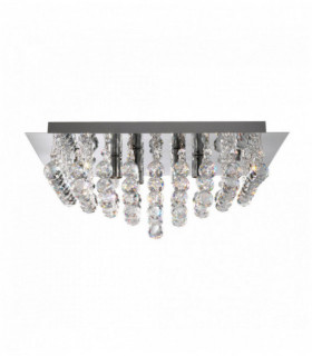 8-bulb hanna square ceiling light