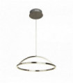 Magic led pendant light satin silver