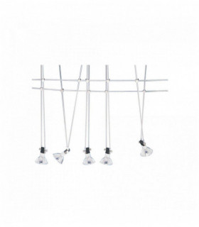 Track & Scheinwerfer LED-Lampen Kabelsatz 5 Einstellbare Chrom-Spots