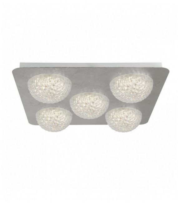 LED de techo bombillas celestia 5 - acrílico transparente con papel de plata