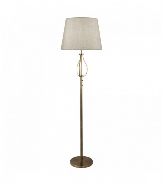 lampadina a LED Lamp Vegas 1 ottone anticato con avena ombra