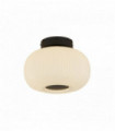 Lumina ceiling lamp 1 ceiling bulb with frosted ribbed glass