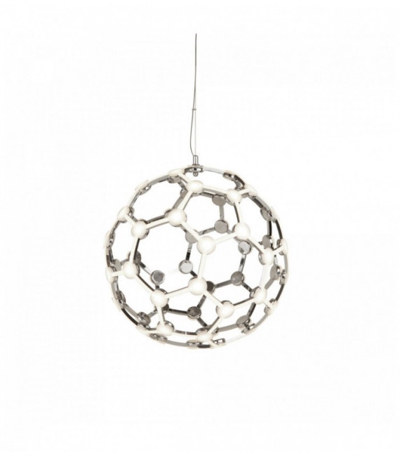 Suspension magic globe frame led chrome