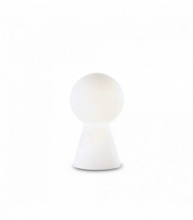 White BIRILLO table lamp 1 bulb Diameter 24 Cm