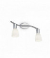 Applique murale Blanche SNAKE 2 ampoules