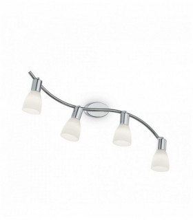 Plafoniera bianca SNAKE 4 lampadine