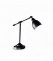 NEWTON 1-light black table lamp