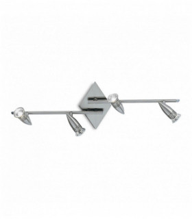 ALFA Nickel Deckenleuchte 4 Lampen