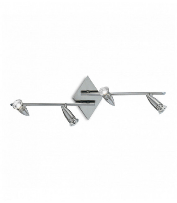 ALFA Nickel ceiling light 4 bulbs