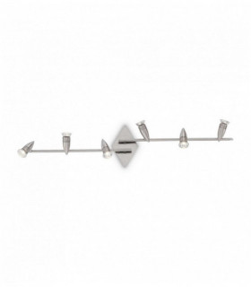 ALFA Nickel Deckenleuchte 6 Lampen