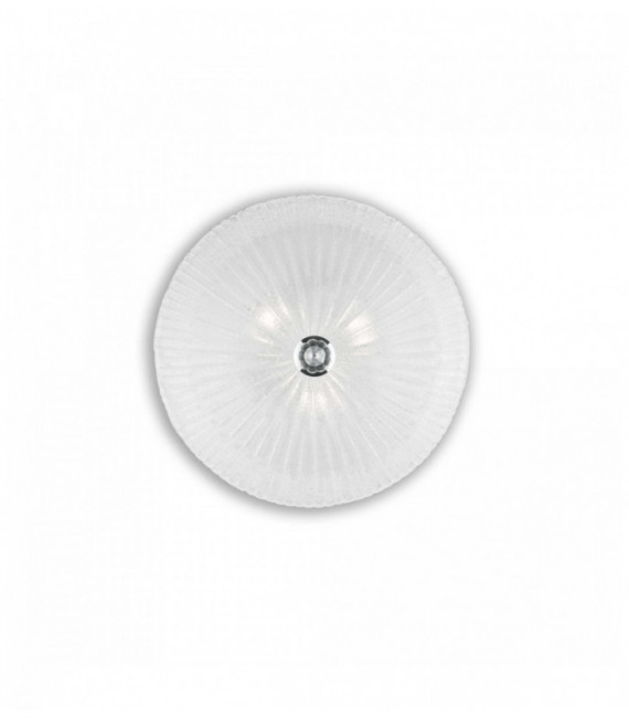 Transparent SHELL ceiling light 3 bulbs
