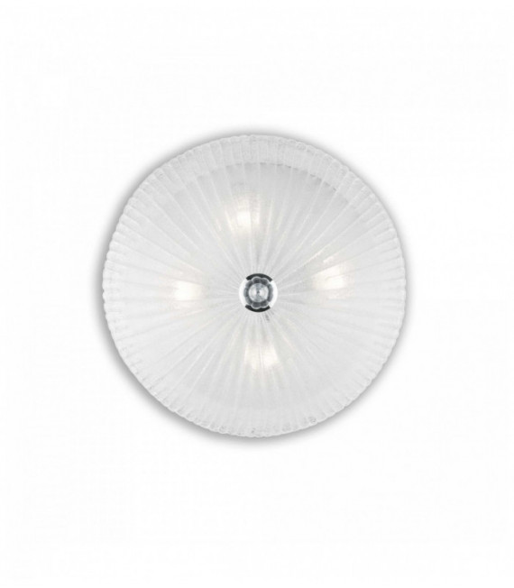Transparent SHELL ceiling light 4 bulbs