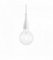 White MINIMAL pendant light 1 bulb