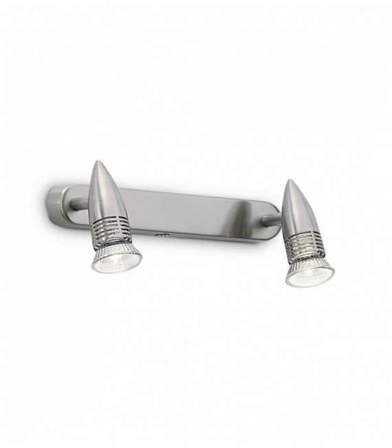 Applique murale Nickel ALFA 2 ampoules