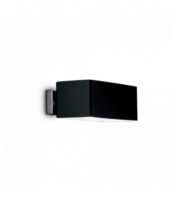BOX applique nero 2 lampadine