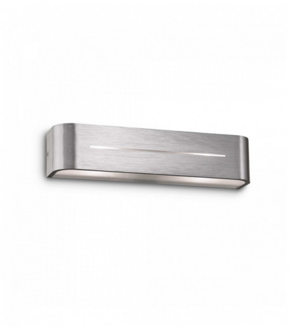 Aluminum wall light POSTA 2 bulbs