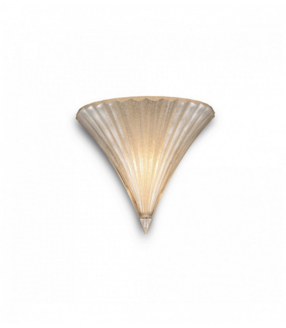 Applique SANTA dorata 1 lampadina Larghezza 25 Cm