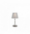 Silver PARIS table lamp 1 bulb