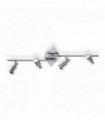 Plafonnier Nickel SLEM 4 ampoules