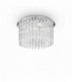 Plafonnier Chrome ELEGANT 8 ampoules