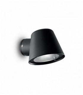 Aplique negro GAS 1 bombilla