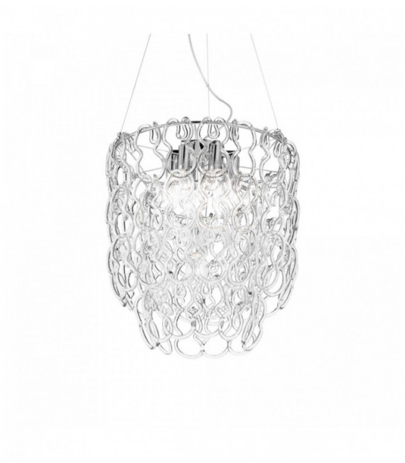 Suspension Chromée ALBA 7 ampoules