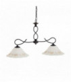 Amber FOGLIA pendant light 2 bulbs