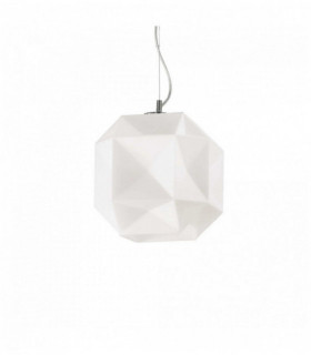 Chrom Anhänger DIAMANT 1 Glühlampe Durchmesser 30 cm
