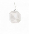 Suspension Chromée DIAMOND 1 ampoule Diamètre 30 Cm