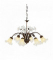 Suspension Rouille TIROL 6 ampoules
