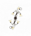 Plafonnier Rouille TIROL 6 ampoules