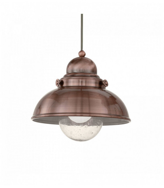 Suspension Cuivrée SAILOR 1 ampoule en métal