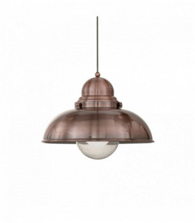 Suspension Cuivrée SAILOR 1 ampoule