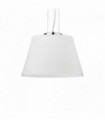 Suspension Blanche CYLINDER 1 ampoule Diamètre 85 Cm