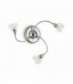 Transparent ceiling light TENDER 3 bulbs