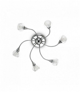 Plafonnier Transparent TENDER 6 ampoules