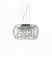Transparent suspension AUDIL-80 5 bulbs