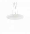 White pendant light SMARTIES BIANCO 3 bulbs Diameter 12 Cm